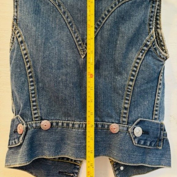 Levi's vintage iconic denim vest jacket size xs - Picture 3 of 6